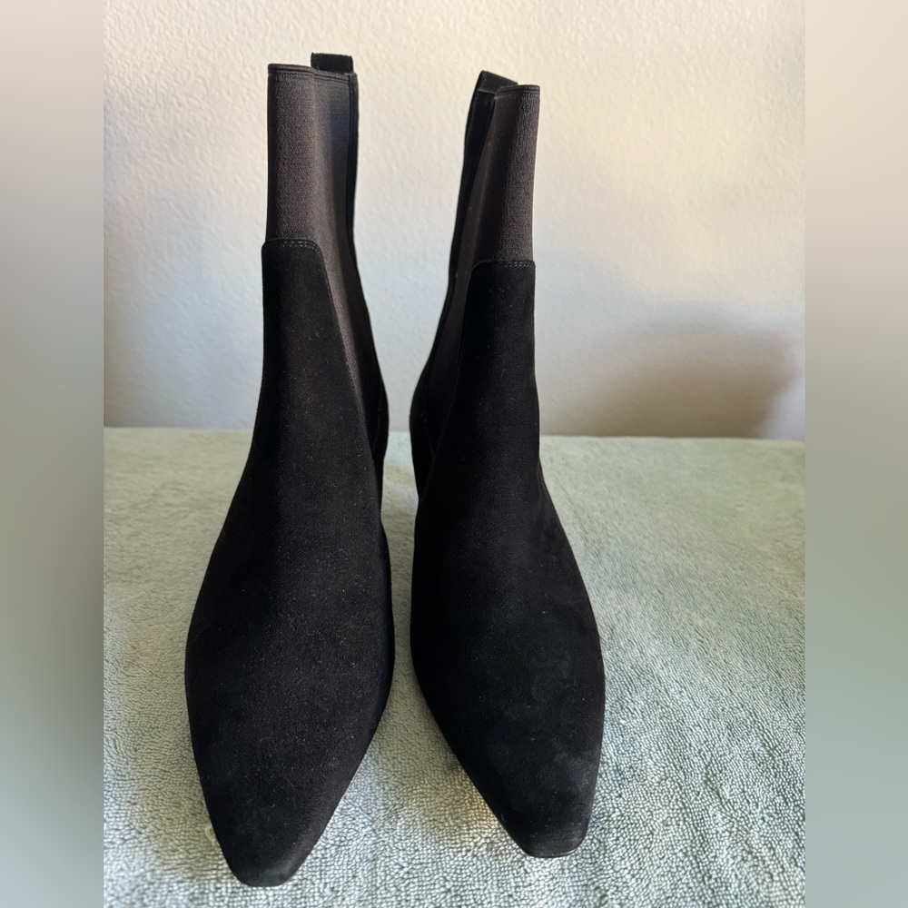 J. Crew Black Ankle Booties